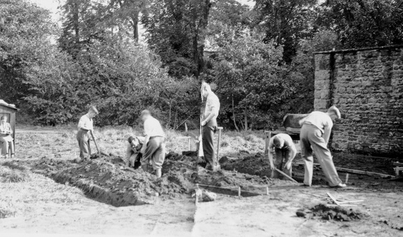 0105.05, JW 111, 16 Sep 1950, Foundations Woodwork shop