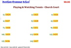 0101.00, BG 286, 30 Jun 1950, Names - Playing &amp; Watching on Church Court