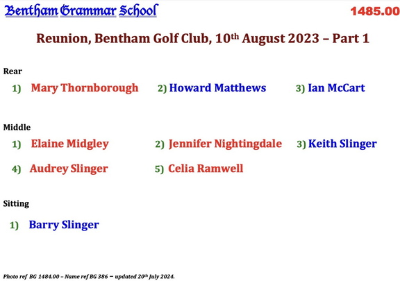 1485.00, BG 386, 10 Aug 2023, Names - Reunion Bentham Golf Club - Part 1
